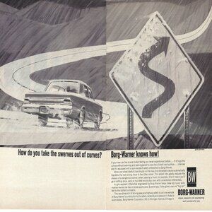 1967 Borg-Warner Cycolac ABS Truck Camper Never Rust Vintage Print Ad/Poster